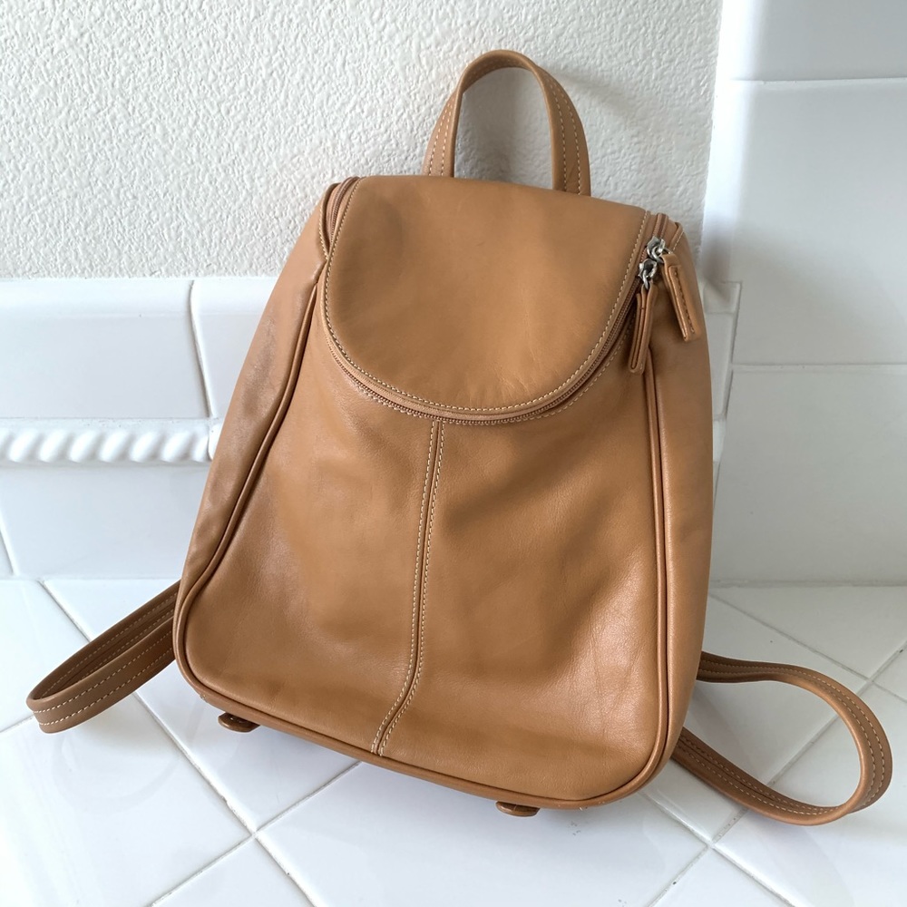 Geniune Tignanello Leather Backpack